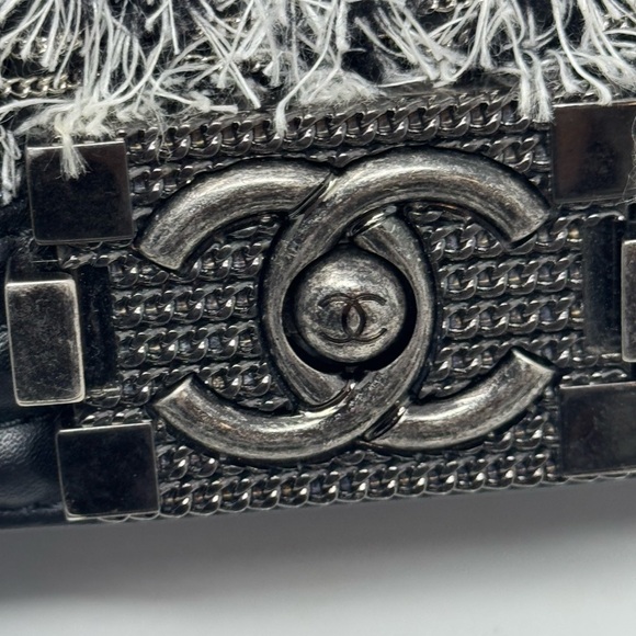 💯 💎Authentic💎CHANELl LeBoy Braided Tweed - Picture 8 of 12